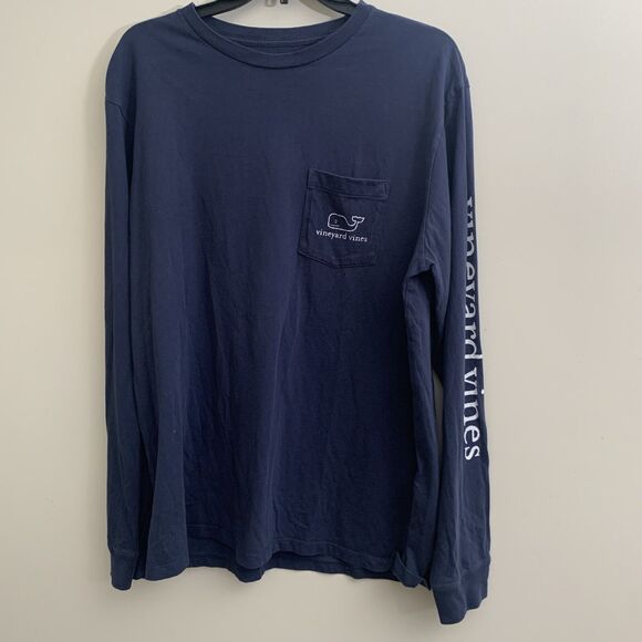 Vineyard Vines Men Blue Large Long Sleeve Top - Picture 1 of 5